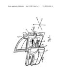 INNER CLADDING OF A MOTOR VEHICLE DOOR COMPRISING A CABLE HARNESS diagram and image