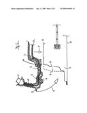 INNER CLADDING OF A MOTOR VEHICLE DOOR COMPRISING A CABLE HARNESS diagram and image