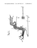 INNER CLADDING OF A MOTOR VEHICLE DOOR COMPRISING A CABLE HARNESS diagram and image