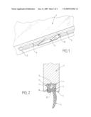 LINKING ELEMENTS DESIGNED TO EQUIP PANELS, IN PARTICULAR GLASS PANELS, FOR FIXING AND PANELS EQUIPPED WITH SAME diagram and image