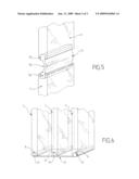 LINKING ELEMENTS DESIGNED TO EQUIP PANELS, IN PARTICULAR GLASS PANELS, FOR FIXING AND PANELS EQUIPPED WITH SAME diagram and image