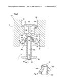 Angled slot foam dispenser diagram and image