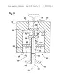 Angled slot foam dispenser diagram and image