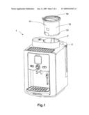 AUTOMATIC COFFEEMAKER PROVIDED WITH AN AUTOMATIC GROUNDS DISPENSER diagram and image