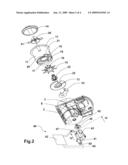 AUTOMATIC COFFEEMAKER PROVIDED WITH AN AUTOMATIC GROUNDS DISPENSER diagram and image