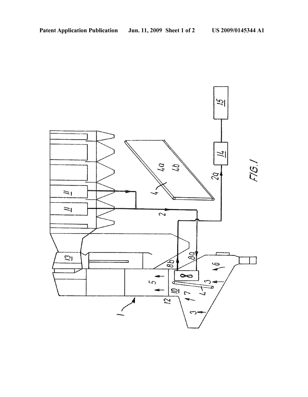 BOILER PRODUCING STEAM FROM FLUE GASES UNDER OPTIMIZED CONDITIONS - diagram, schematic, and image 02