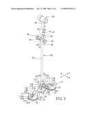 Supporting device having a repositionable suction base for an air spray gun diagram and image