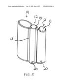 Smoking cylinder with cleanout diagram and image