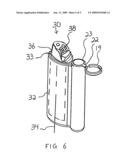 Smoking cylinder with cleanout diagram and image