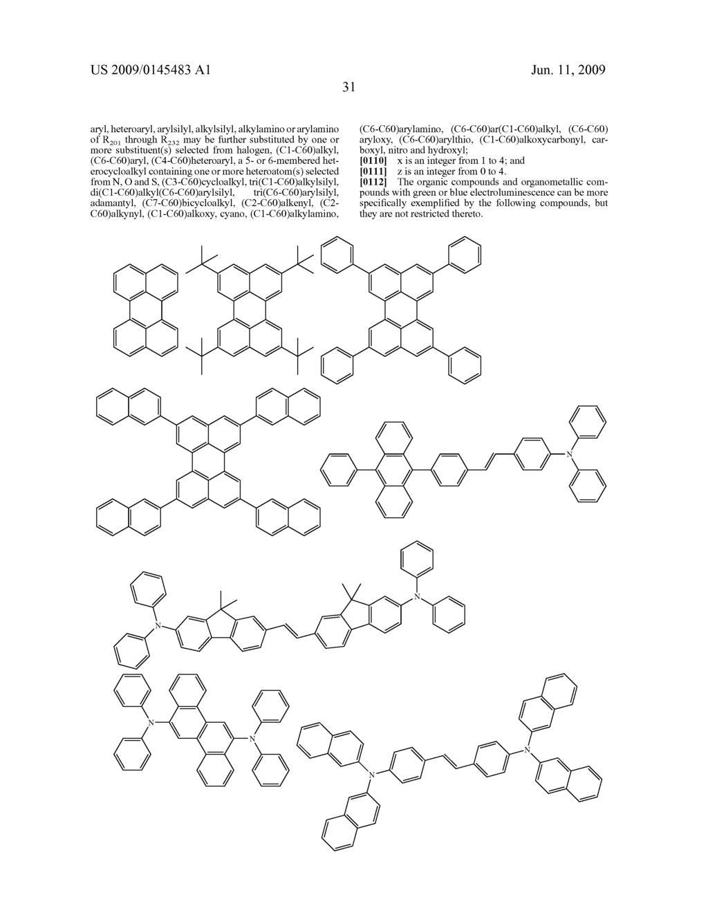 Novel electroluminescent compounds and organic electroluminescent device suing the same - diagram, schematic, and image 33