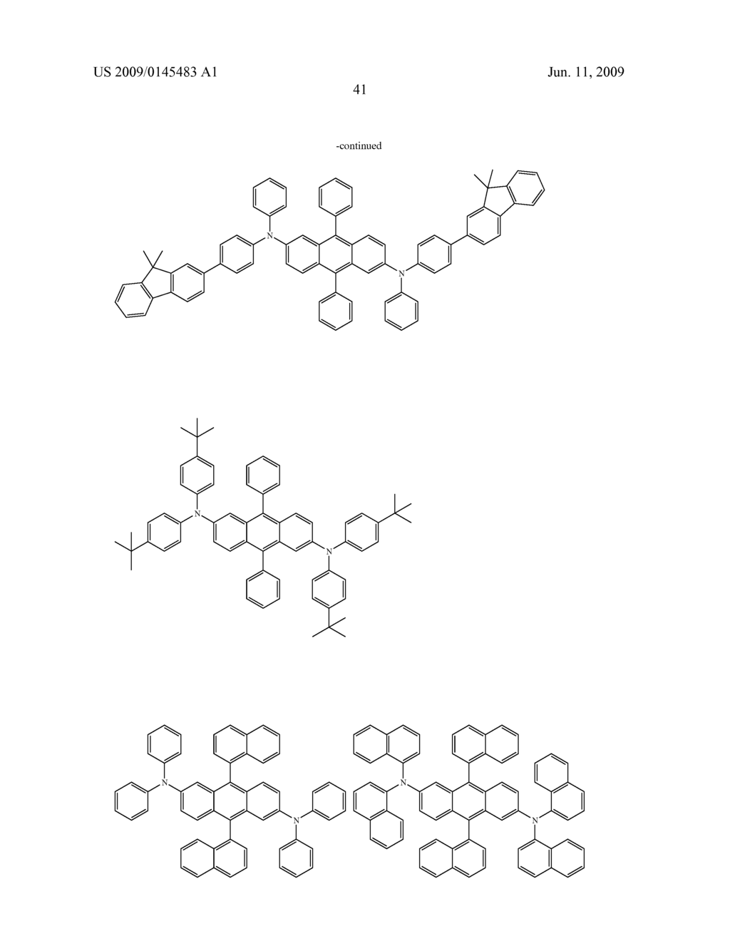 Novel electroluminescent compounds and organic electroluminescent device suing the same - diagram, schematic, and image 43