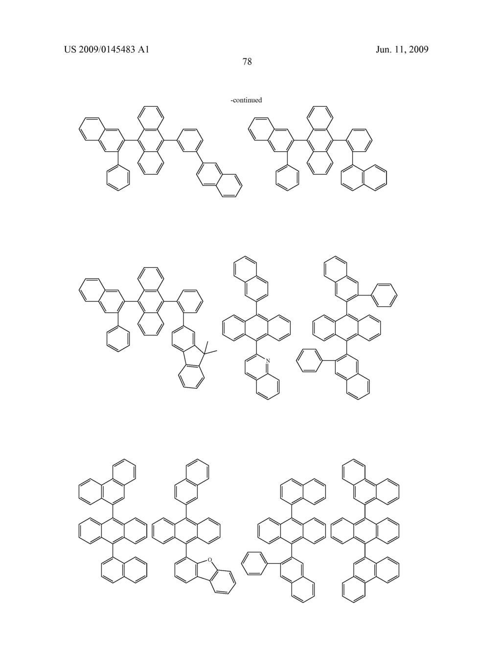 Novel electroluminescent compounds and organic electroluminescent device suing the same - diagram, schematic, and image 80