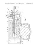 Safety apparatus for rear steerable vehicle wheels diagram and image