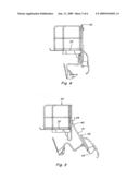 Novel rear deck service ladder for combines diagram and image