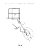 Novel rear deck service ladder for combines diagram and image