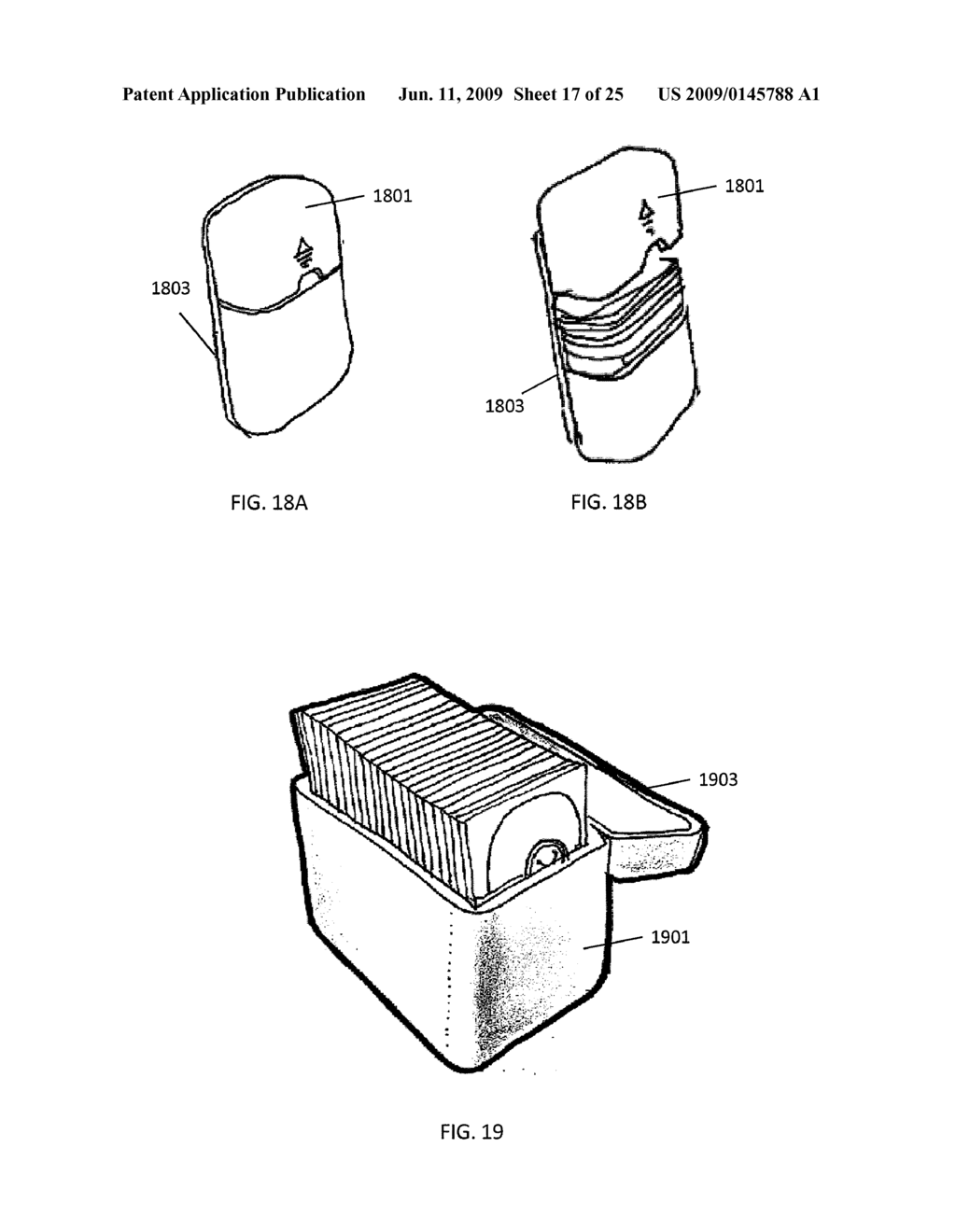 PACKAGING AND DISPENSING NASAL DEVICES - diagram, schematic, and image 18