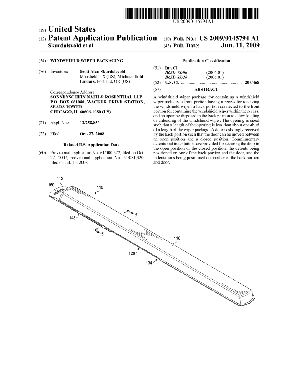 WINDSHIELD WIPER PACKAGING - diagram, schematic, and image 01