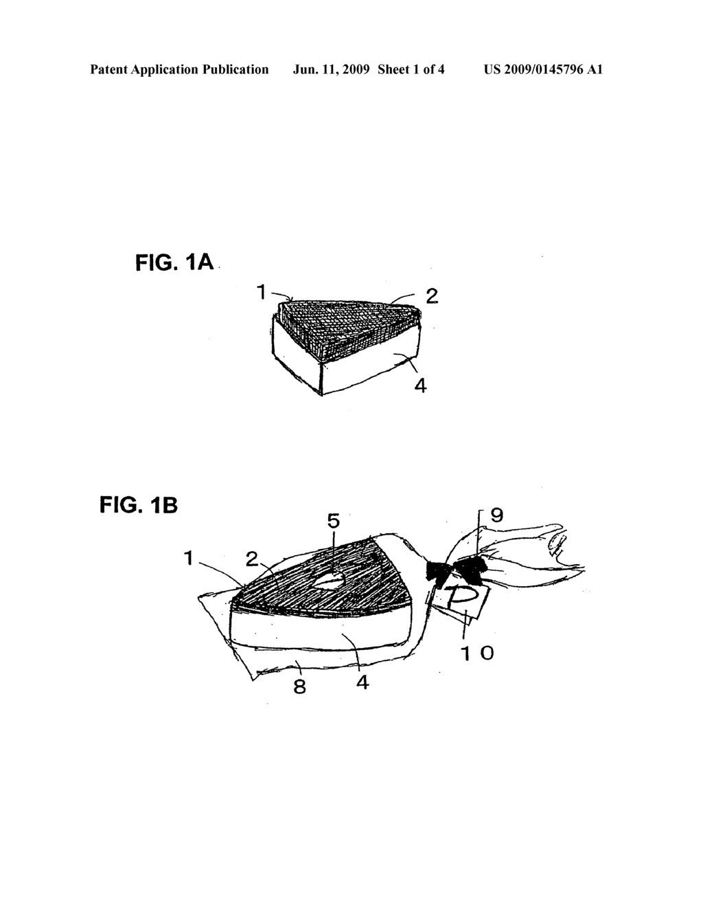 Cake-shaped decorative product made of a towel - diagram, schematic, and image 02