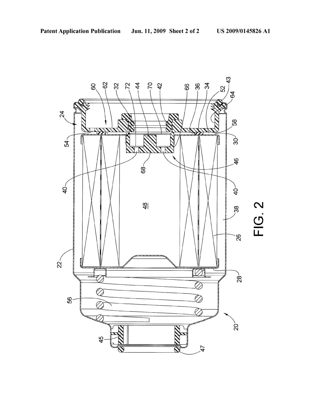 Filter Having Baseplate With Internal Gasket Location - diagram, schematic, and image 03