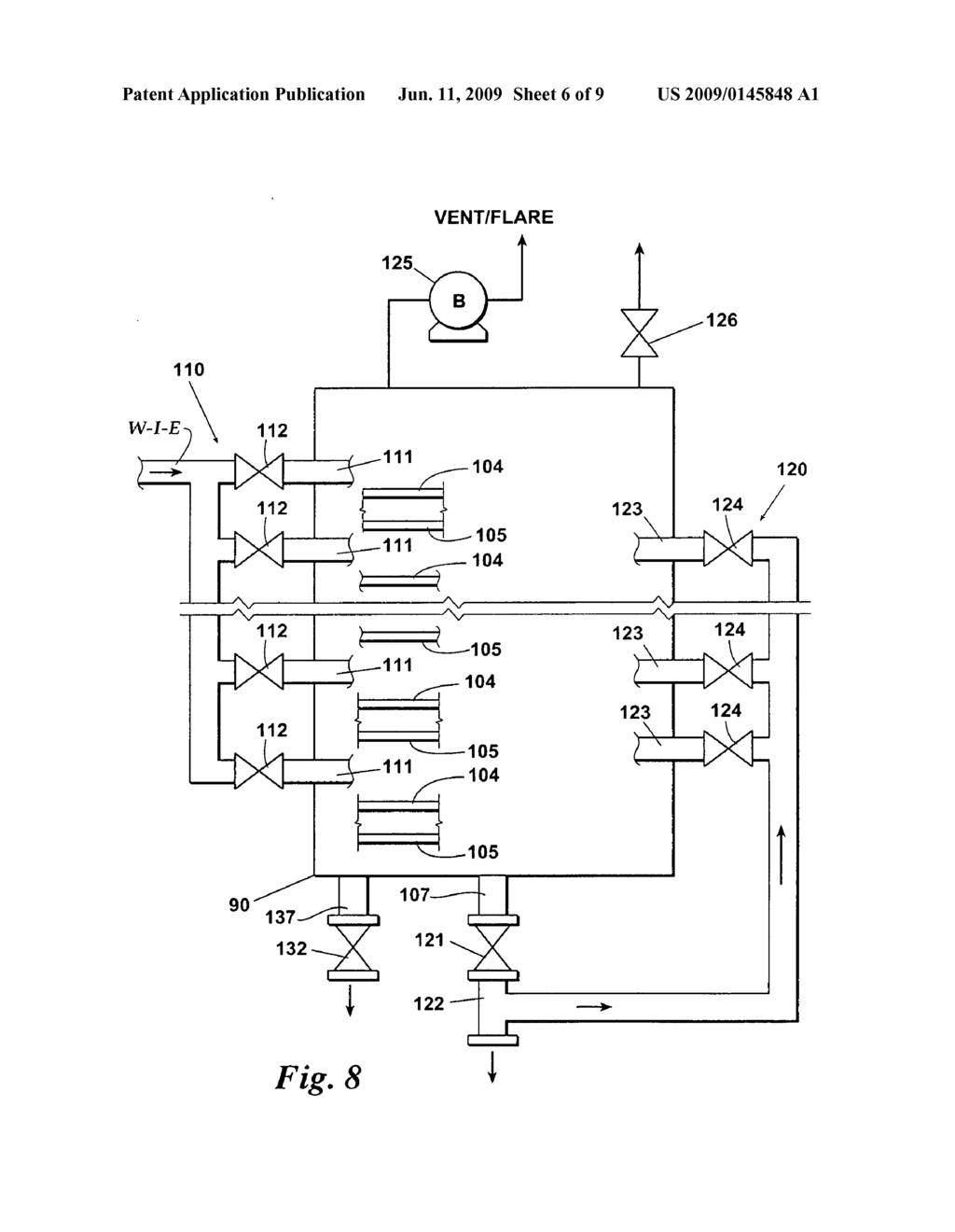 Process and apparatus for treating industrial effluent water with activtated media - diagram, schematic, and image 07