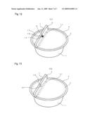 PACKAGING CONTAINER FOR COOKING BY ELECTRONIC OVEN diagram and image