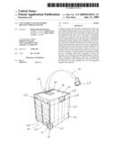 Collapsible and expandable rolling storage system diagram and image