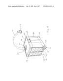 Collapsible and expandable rolling storage system diagram and image