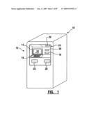 Check accepting and cash dispensing automated banking machine that operates responsive to data bearing records diagram and image