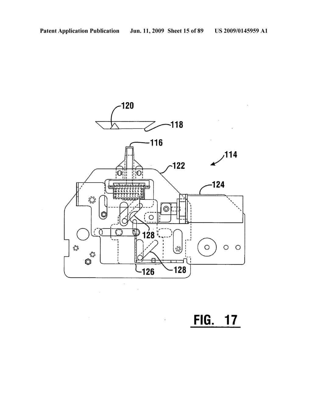 Check accepting and cash dispensing automated banking machine that operates responsive to data bearing records - diagram, schematic, and image 16