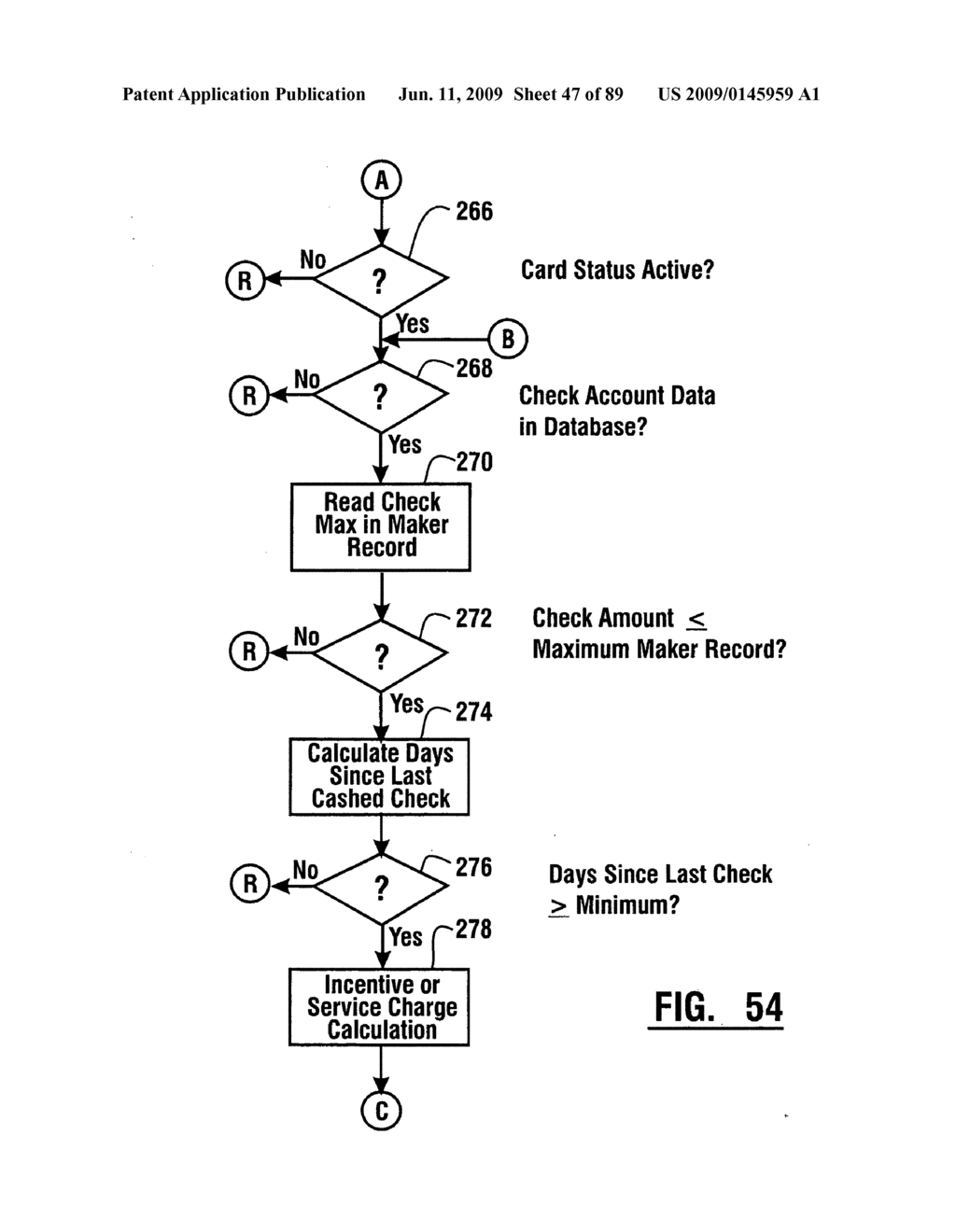 Check accepting and cash dispensing automated banking machine that operates responsive to data bearing records - diagram, schematic, and image 48