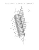 Cutter Wheel for Granulating Strands of Plastic Material diagram and image