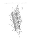 Cutter Wheel for Granulating Strands of Plastic Material diagram and image