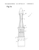 Space shuttle with a device for docking to a satellite diagram and image