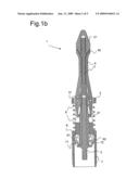 Space shuttle with a device for docking to a satellite diagram and image