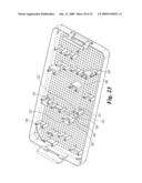 MOUNTING PLATE TO HOLD MEDICAL INSTRUMENTS AND IMPLANTS USING POSTS WITH FLEXIBLE HOLDERS diagram and image