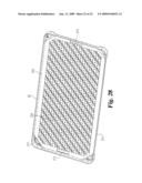 MOUNTING PLATE TO HOLD MEDICAL INSTRUMENTS AND IMPLANTS USING POSTS WITH FLEXIBLE HOLDERS diagram and image