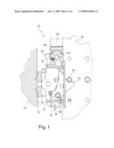 Devisible Climbing Shoe of a Climbing Formwork diagram and image