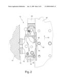 Devisible Climbing Shoe of a Climbing Formwork diagram and image