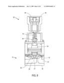 Drainable radial diaphragm valve diagram and image