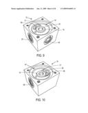 Drainable radial diaphragm valve diagram and image