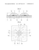 LIGHT-EMITTING DEVICE, METHOD OF MANUFACTURING THE LIGHT-EMITTING DEVICE AND LIQUID CRYSTAL DISPLAY HAVING THE LIGHT-EMITTING DEVICE diagram and image