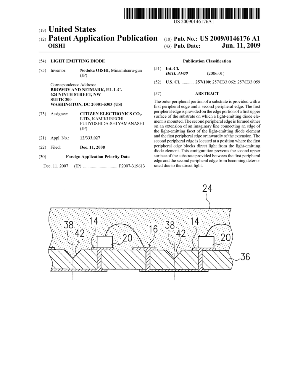 LIGHT EMITTING DIODE - diagram, schematic, and image 01