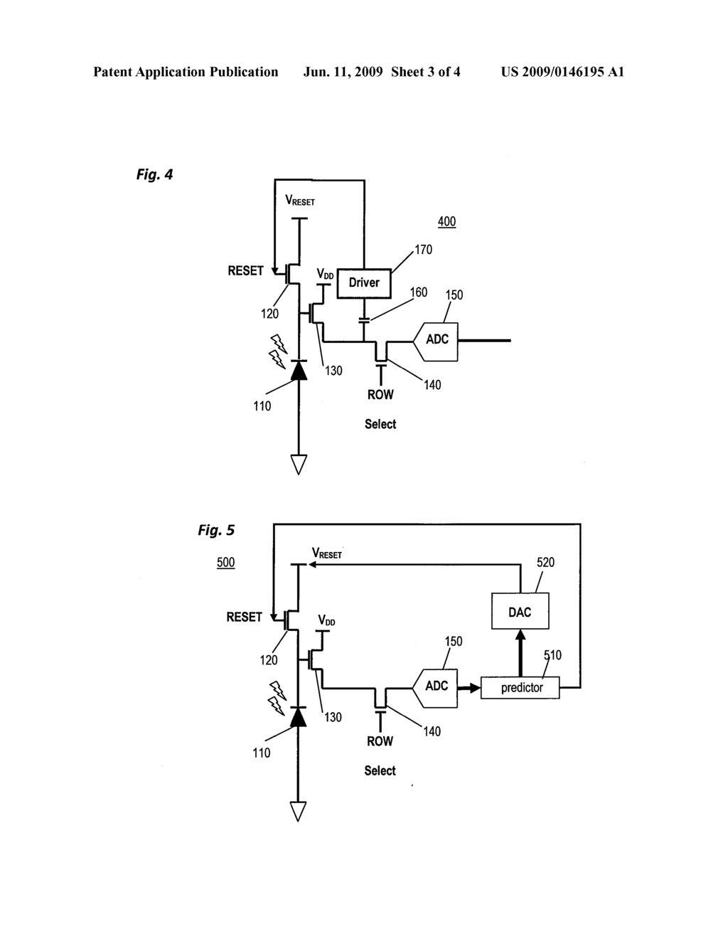 Noise reduction in active pixel sensor arrays - diagram, schematic, and image 04