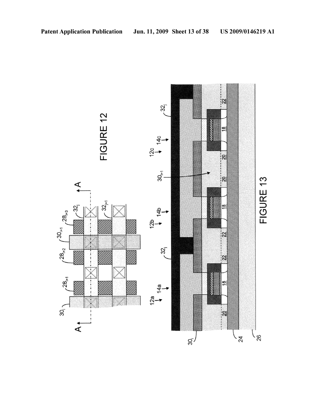 Integrated circuit having memory cell array, and method of manufacturing same - diagram, schematic, and image 14