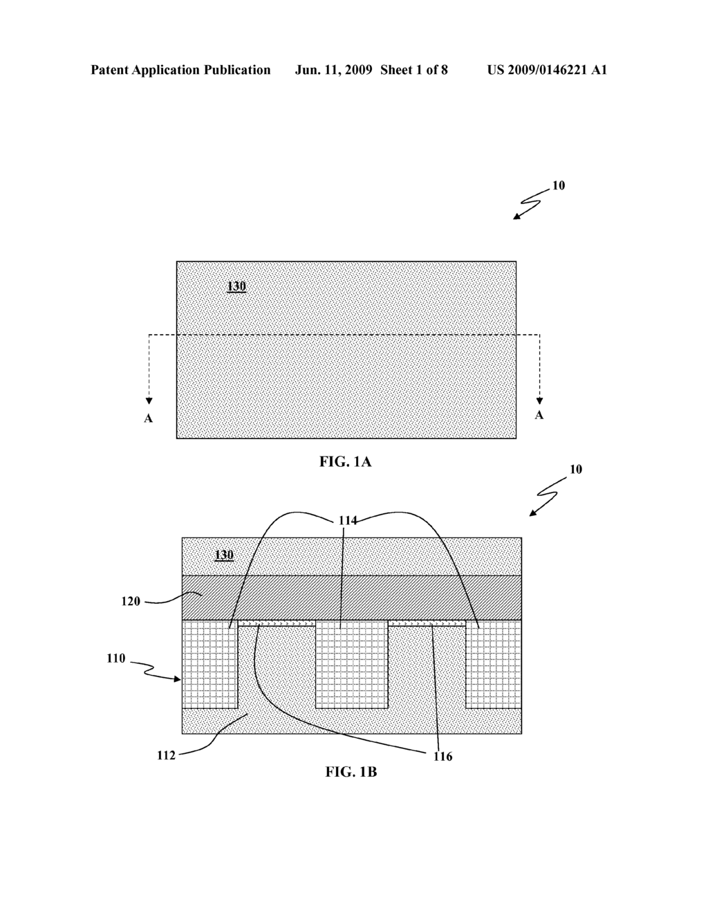 METHOD OF PATTERNING SEMICONDUCTOR STRUCTURE AND STRUCTURE THEREOF - diagram, schematic, and image 02