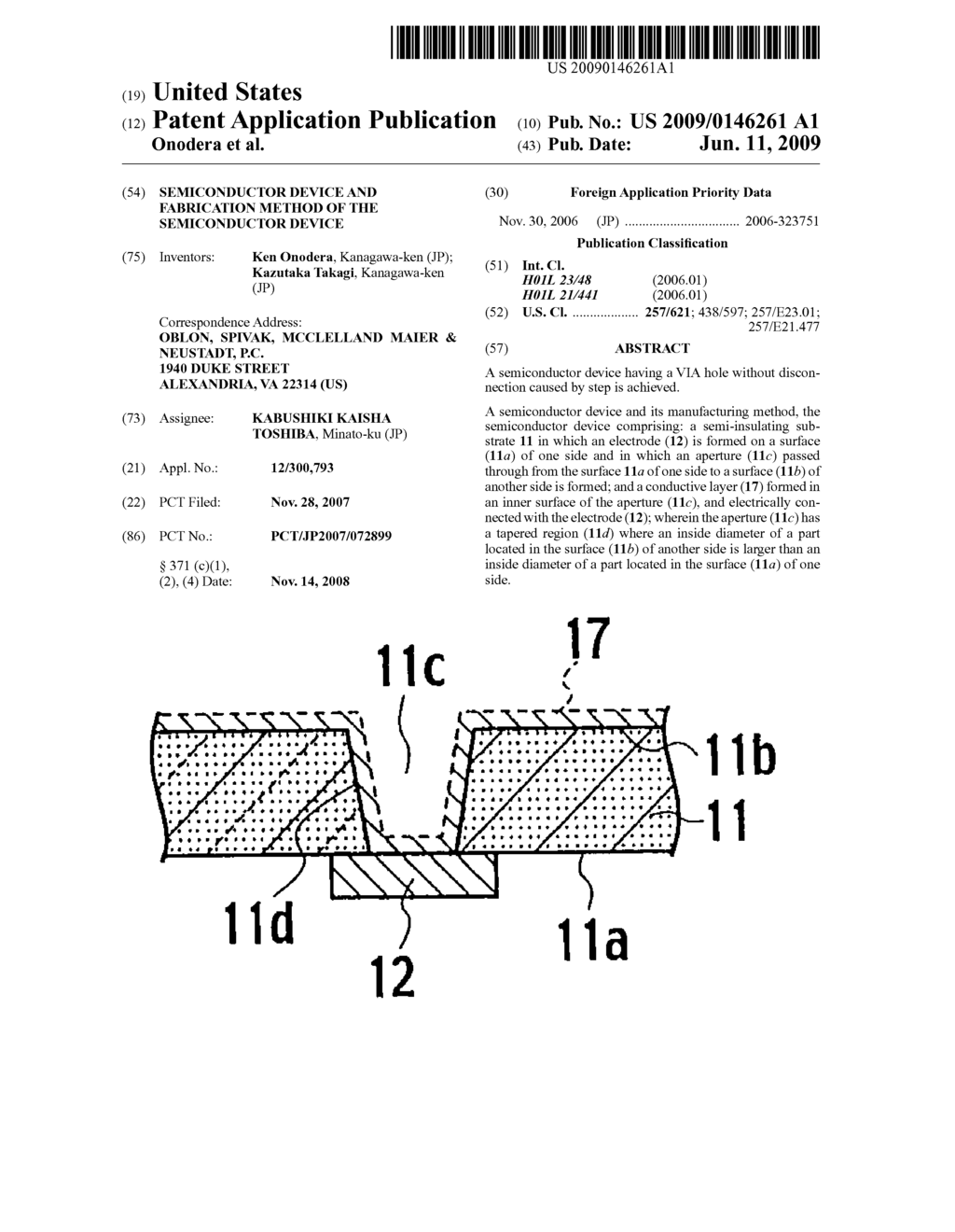 SEMICONDUCTOR DEVICE AND FABRICATION METHOD OF THE SEMICONDUCTOR DEVICE - diagram, schematic, and image 01