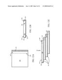 Chip-stacked package structure with asymmetrical leadframe diagram and image