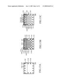 Chip-stacked package structure with asymmetrical leadframe diagram and image