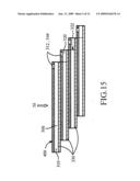 Chip-stacked package structure with asymmetrical leadframe diagram and image