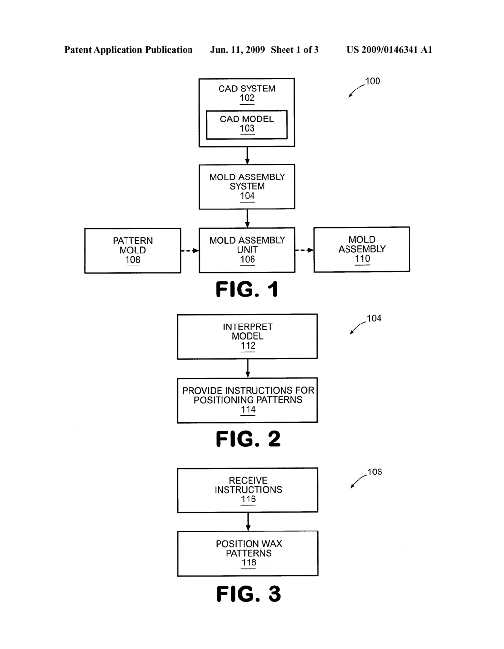 Systems and Methods Involving Pattern Molds - diagram, schematic, and image 02